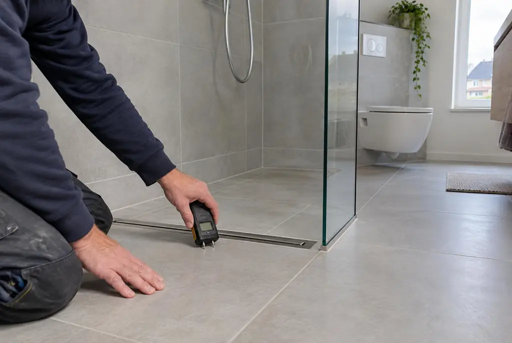 Lekdetectie Arnhem – badkamer in een nieuwbouwwoning