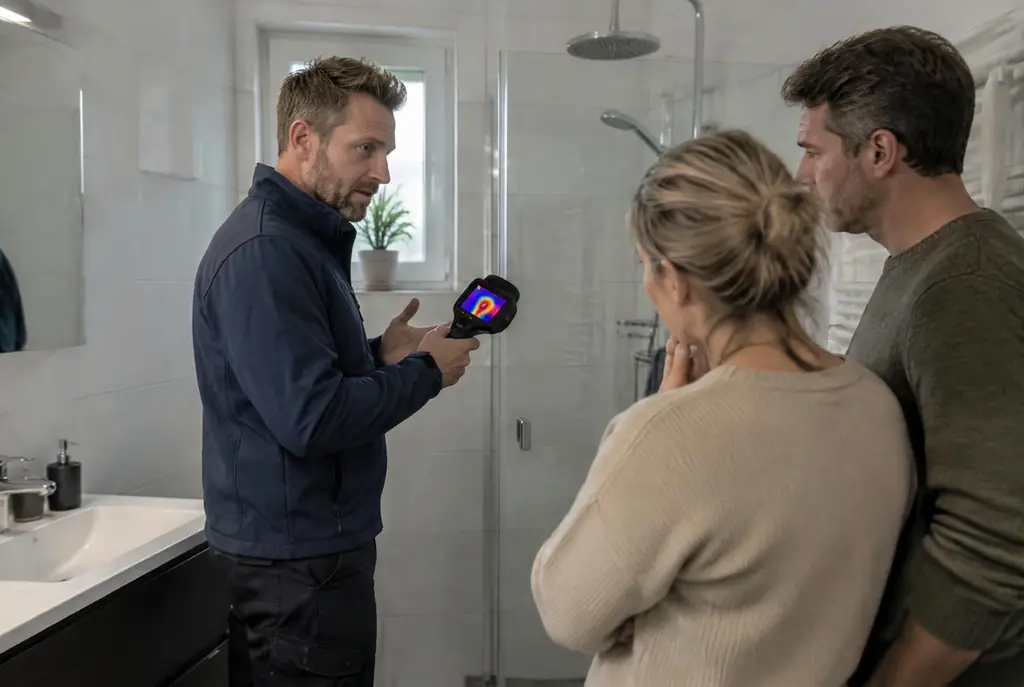 Lekdetectie Arnhem – specialist legt bevindingen uit aan bewoner